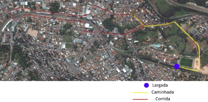 Corrida do Trabalhador de Ibirité - Percursos