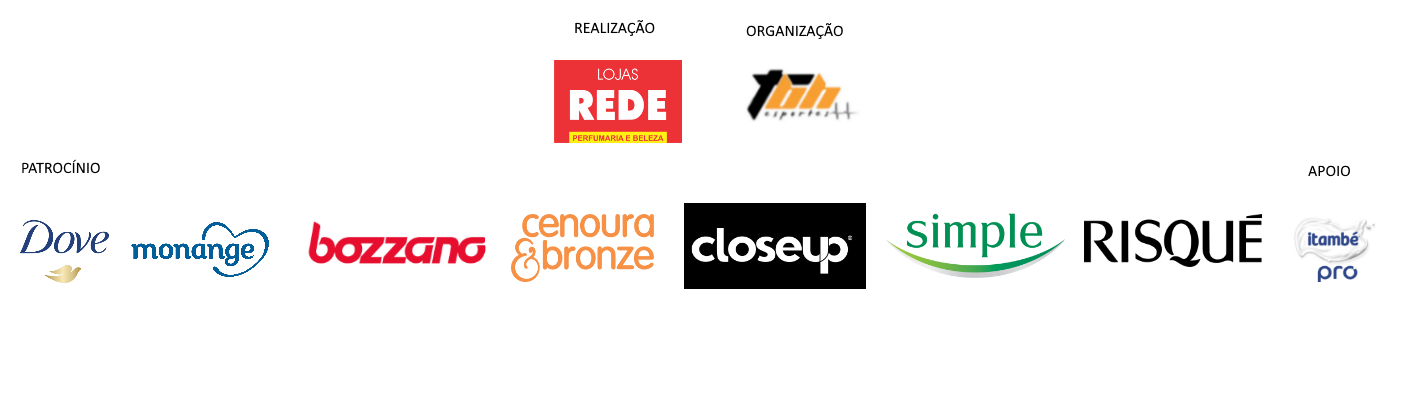 Corrida da Beleza Lojas Rede - Barra Logos