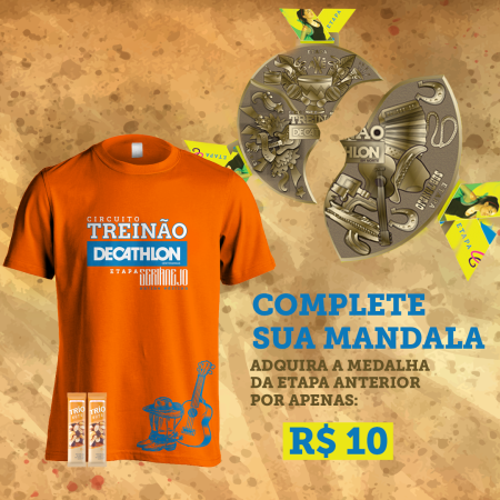 Treinão Decathlon 2022 - Etapa Sertanejo - Medalha