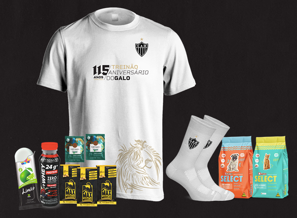 Treinão Anivesario do Galo 115 anos 2023 - Kit