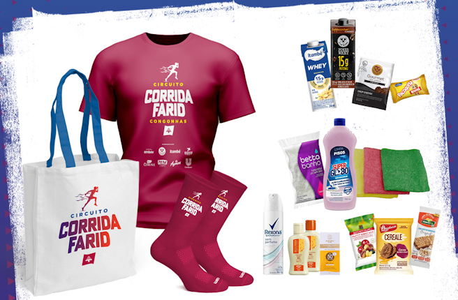 Corrida Farid - Etapa Congonhas - Kit