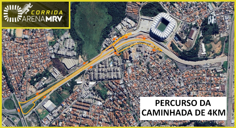Corrida Arena MRV 2023 - Percurso 4KM