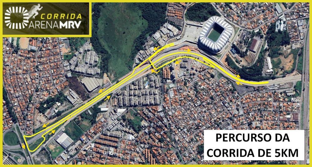 Corrida Arena MRV 2023 - Percurso 5km