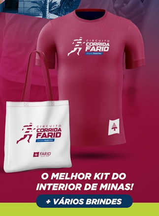 Corrida Farid 2025 - Etapa Itabirito - Kit Atleta