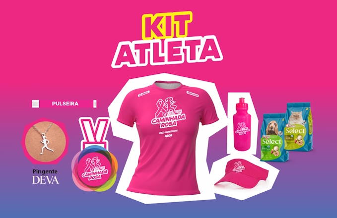 Caminhada Rosa 2025 - Etapa BH - Kit Atleta