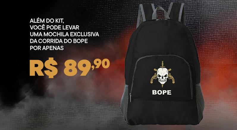 Corrida do Bope 2026 - Mochila Acrescimo