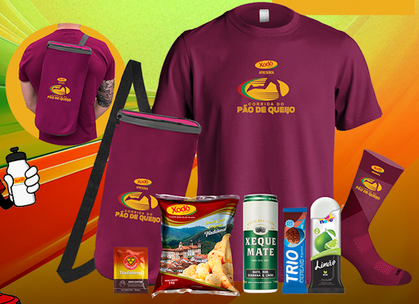 Corrida do Pão de Queijo Xodó de Minas 2025 - Kit Atleta